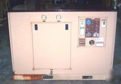 Used RS25 25HP curtis rotary screw air compressor