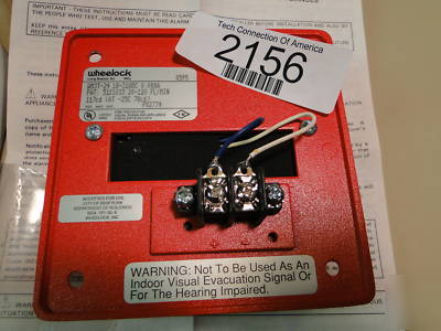 Wheelock WM3T-24 fire protective visual appliance 