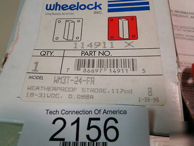Wheelock WM3T-24 fire protective visual appliance 