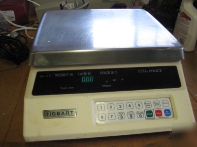 Hobart pos digital printing printer scale 30 pounds