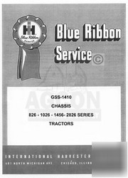 International farmall 826 1026 chassis service manual 