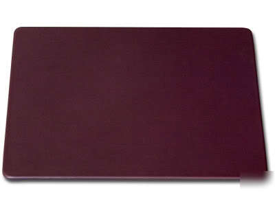 Legal series burgundy leather desk mat - P7212