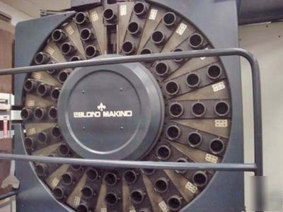 Makino mc-98 cnc horizontal machining center w/ tooling