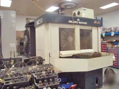 Makino mc-98 cnc horizontal machining center w/ tooling