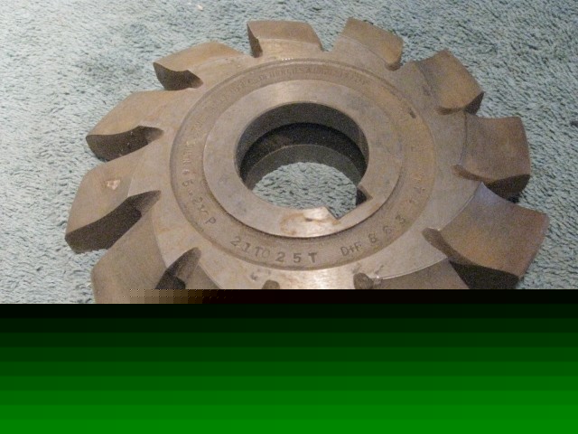 National twist involute gear cutter no. 5 21-25 t .863