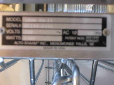 New alto shaam 1000-th-ii cook and hold oven