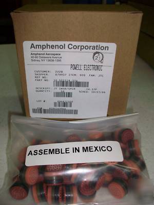50 amphenol insert circular conn 10-555314-37P 