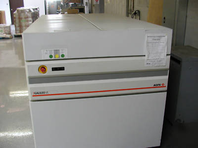 Agfa galileo ve LP82 plate processor apogee 2 and 3 rip