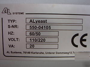 Al systeme mdc yeast cellanalyzer with md 100 diluter