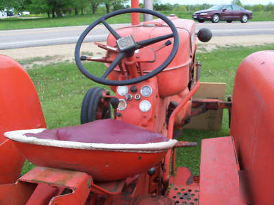 Allis chalmers D17 tractor and plow 