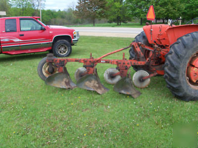 Allis chalmers D17 tractor and plow 