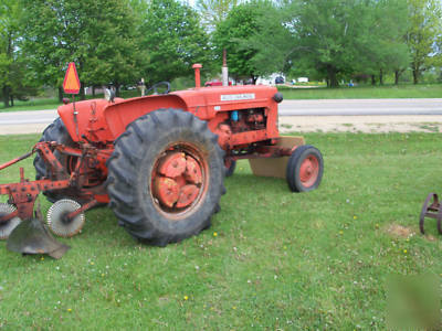 Allis chalmers D17 tractor and plow 