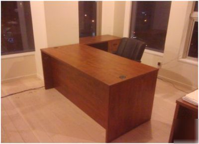 Big package office desks & office leather chairs 4SALE 