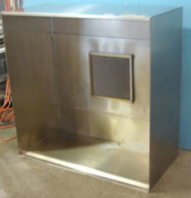 Captive air stainless steel hood, 48