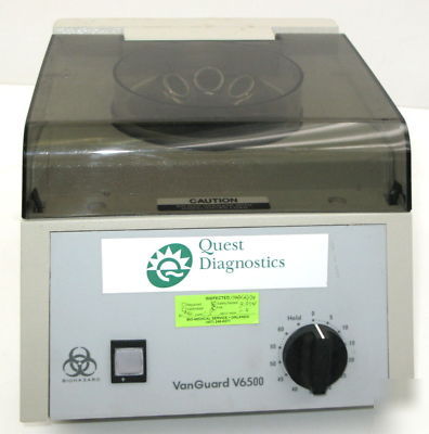 Hamilton bell vanguard V6500 centrifuge 3400RPM 6-place