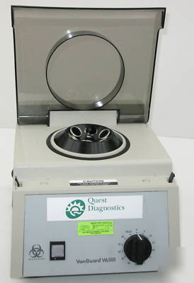Hamilton bell vanguard V6500 centrifuge 3400RPM 6-place
