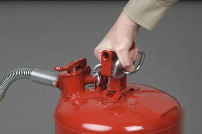 Justrite 7250330 5 gallon type 2 blue safety can 