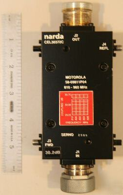 Narda directional coupler 810-960 mhz 30.2 db CEL30372C