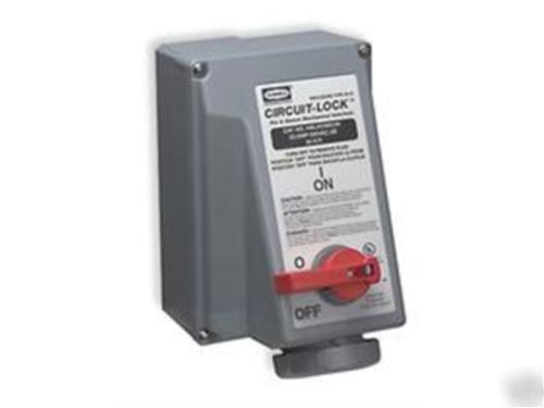 New hubbell mechanical interlock receptacle (unfused)