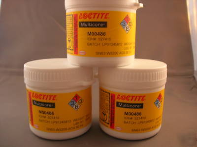New loctite multicore solder paste jar M00486 500G X3