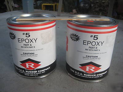 New rca #5 epoxy adhesive a/b part 0.92 gallons kit