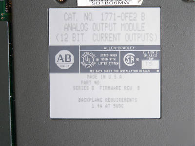 Plc 5 rack with modules