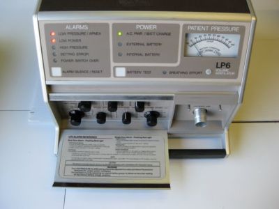 Puritan bennett aequitron LP6 portable ventilator