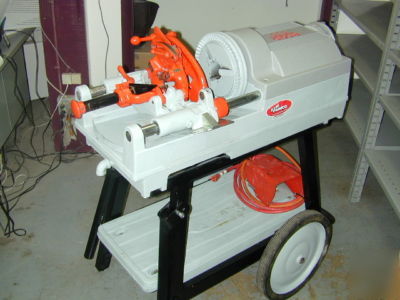 Ridgid 535 power threader complete w/ dies stand pedal