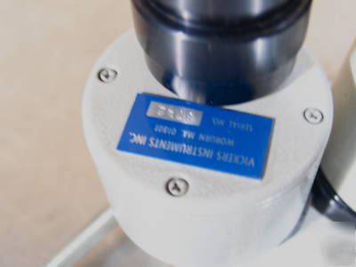 Very clear, wide 15X stereomicroscope head (vickers)