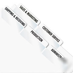 Redi-tag 33171 printable laser index tabs, self-stick p