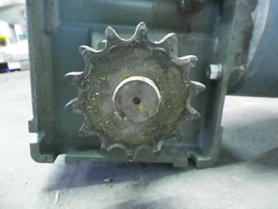 Torqube gear drive w/ reliance motor boston gear break