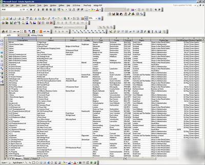 Uk camp sites & caravan parks database for sale