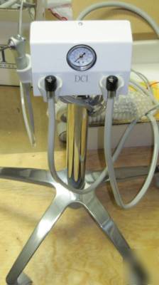 Veterinarian dental equipment 2 handpiece mobile cart