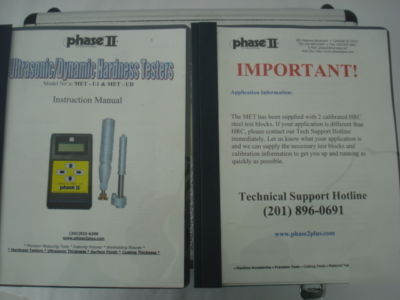 Phaseii ultrasonic portable hardness tester met-U1 (P4)