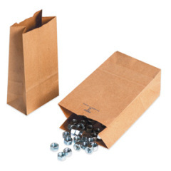 Shoplet select kraft hardware bags 5 x 3 14 x 9 34