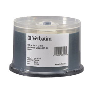 Verbatim 96159 -cdr 52X 700MB 80MIN gold 