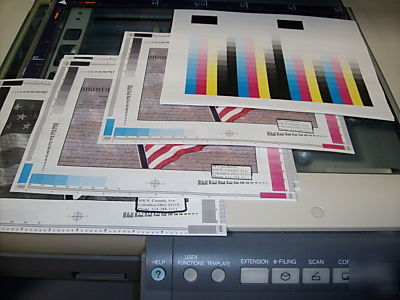 Toshiba e-studio 451C color copier & booklet maker scan