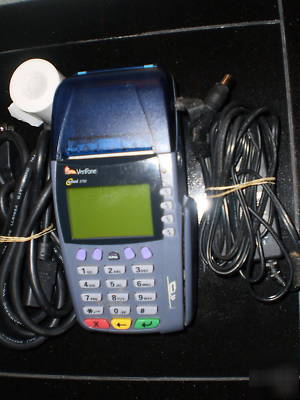 Verifone omni 3750 (dial-up) credit card terminal 4 mb