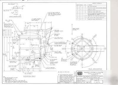 820 gal lee industries s/s tank with jacket, coils 