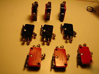Cnc limit switches for stepper motor-package of 9 no/nc