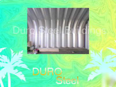 Duro steel garage building 25X50X16 metal kit buildings