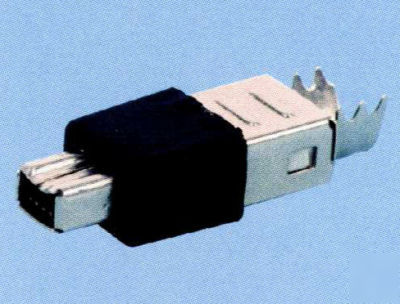 10PCS usb 4 pin male plug connector 1394 series diy