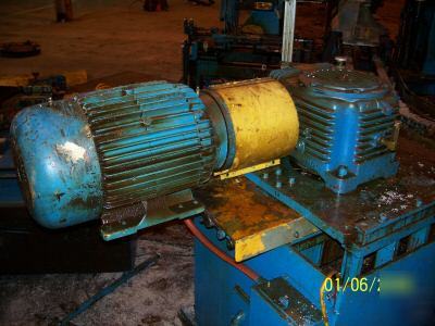 50:1 speed reducer gear drive with 7.5HP 7.5 hp motor