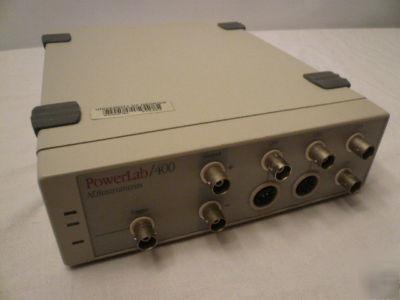 Adinstruments powerlab/400, bridge amp & t-type pod