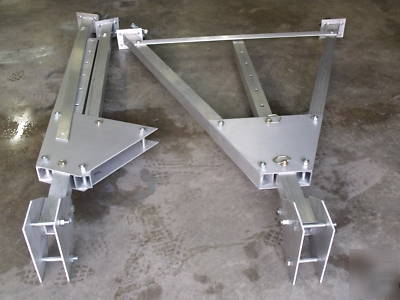 Aluminum portable adjustable height gantry crane 3TON