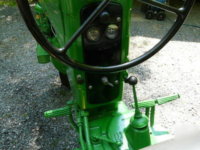 Antique 1955 john deere farm tractor