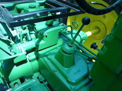 Antique 1955 john deere farm tractor