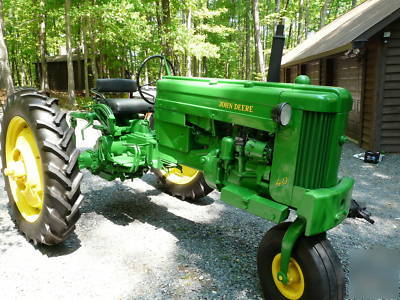 Antique 1955 john deere farm tractor