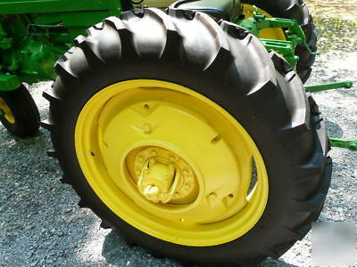Antique 1955 john deere farm tractor