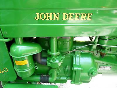 Antique 1955 john deere farm tractor